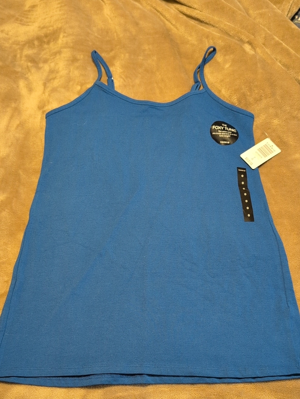 torrid Foxy Tunic Camisole-Cobalt Blue-Size 0